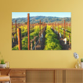 Zeit am Weinberg Leinwanddruck (Insitu (Wohnzimmer))