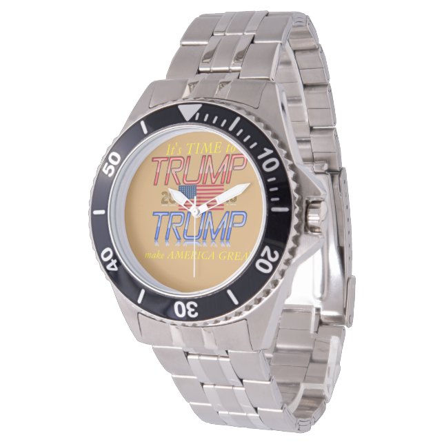 Zeit, Amerika wieder groß zu machen Armbanduhr (Schrägansicht)
