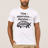 Zeit + Anpassung + Veränderung = Evolution T-Shirt (Vorderseite)