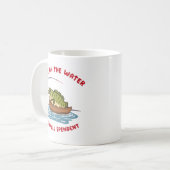 Zeit auf dem Wasser Kaffeetasse (Vorderseite Links)