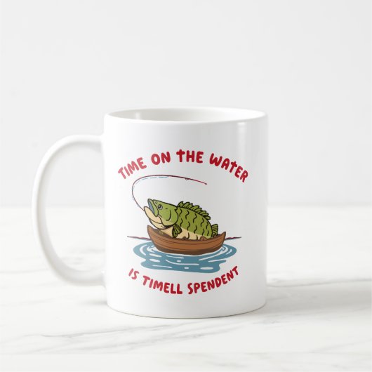 Zeit auf dem Wasser Kaffeetasse (Links)