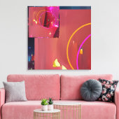 Zeit aus dem Rhythmus Leinwanddruck (Insitu (Wohnzimmer))