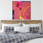 Zeit aus dem Rhythmus Leinwanddruck (Insitu (Schlafzimmer))