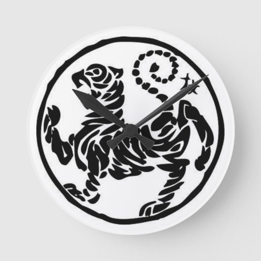 Zeit auszubilden runde wanduhr (Vorderseite)