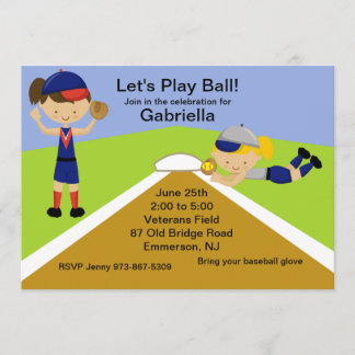 Zeit, Ball zu spielen! Einladung