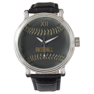Zeit Baseball zu spielen Armbanduhr