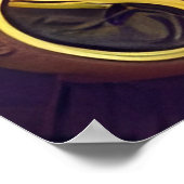 Zeit Behalte sich bewegen Poster (Ecke)