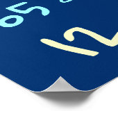 Zeit Behaltend Diagramm Bildung Lehren Preschool. Poster (Ecke)