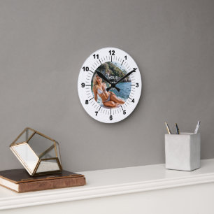 ZEIT! ⏰ Benutzerdefinierte Wanduhr – Fügen Sie Ihr