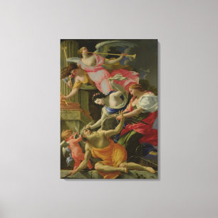 Zeit besiegt durch Liebe, Venus und Hoffnung Leinwanddruck