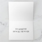 ZEIT BIS ***RETIRE***-LET'S "ROCK AND ROLL" KARTE (Innenseite)