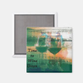 Zeit bis zum Abstieg Magnet (Vorderseite/Rückseite)