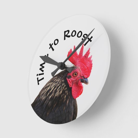 Zeit bis zum Ende Runde Wanduhr (Winkel)