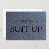 Zeit bis zum Erreichen des weißen Hintergrunds Einladung (Vorne/Hinten)