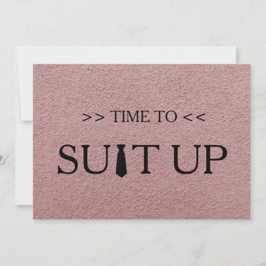 Zeit bis zum Erreichen des weißen Hintergrunds Einladung (Vorderseite)