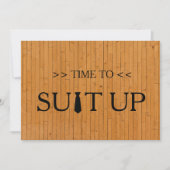 Zeit bis zum Erreichen des weißen Hintergrunds Einladung (Vorderseite)