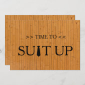 Zeit bis zum Erreichen des weißen Hintergrunds Einladung (Vorne/Hinten)