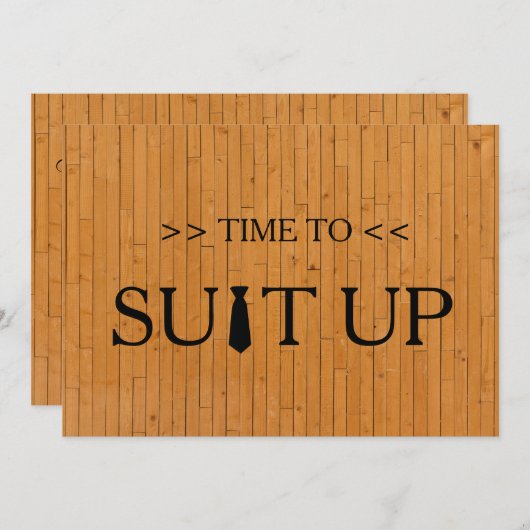 Zeit bis zum Erreichen des weißen Hintergrunds Einladung (Vorne/Hinten)