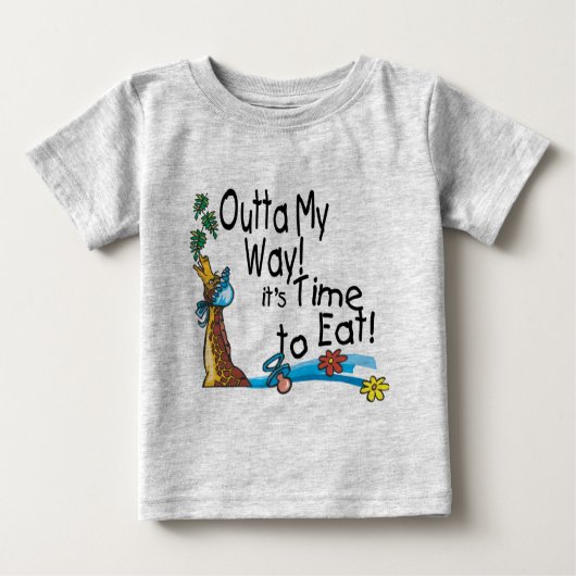 Zeit bis zum Essen 2 Baby T-shirt (Vorderseite)