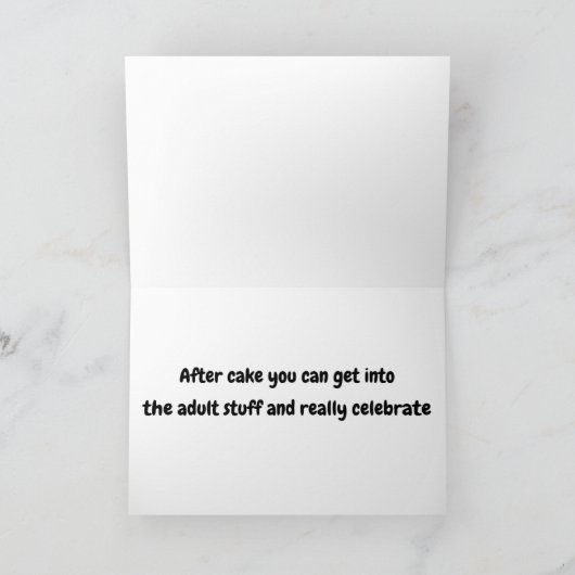 **ZEIT BIS ZUM FEIERTAG** NIECE KARTE (Innenseite)