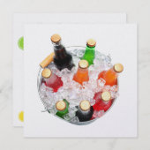 Zeit bis zum Kill Cold Soda Flaschen Einladung (Vorne/Hinten)