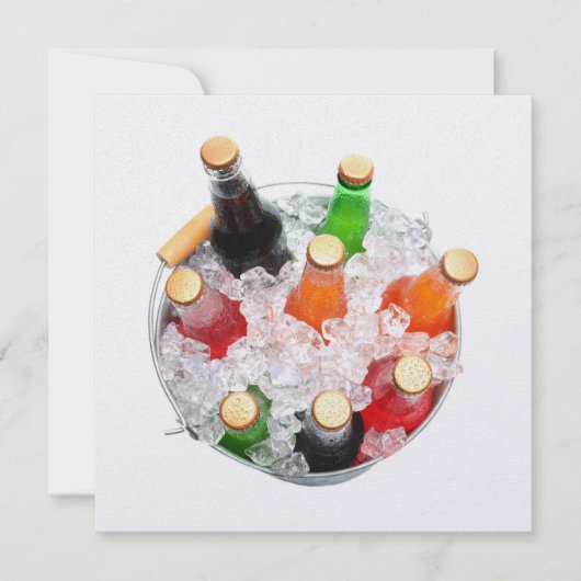 Zeit bis zum Kill Cold Soda Flaschen Einladung (Vorderseite)