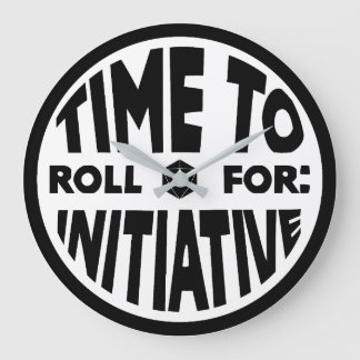 Zeit bis zum Roll for Initiative Clock Große Wanduhr