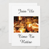 "ZEIT BIS ZUM RÜCKTRIEB" PARTY-FREUNDLICHKEIT EINLADUNG (Vorne/Hinten)