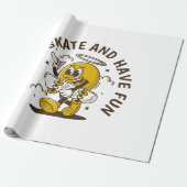 Zeit bis zum Skate Geschenkpapier (Ungerollt)