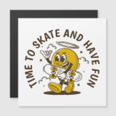 Zeit bis zum Skate Magnetkarte (Vorne/Hinten)