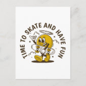 Zeit bis zum Skate Postkarte (Vorderseite)