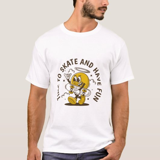 Zeit bis zum Skate T-Shirt (Vorderseite)