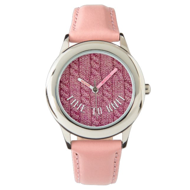 Zeit bis zum Strick Armbanduhr (Vorderseite)