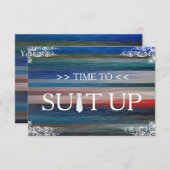 Zeit bis zum Swirl Einladung (Vorne/Hinten)