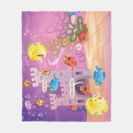 Zeit bis zum Wassergraben Fleecedecke (Vorderseite)