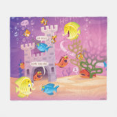 Zeit bis zum Wassergraben Fleecedecke (Vorderseite (Horizontal))