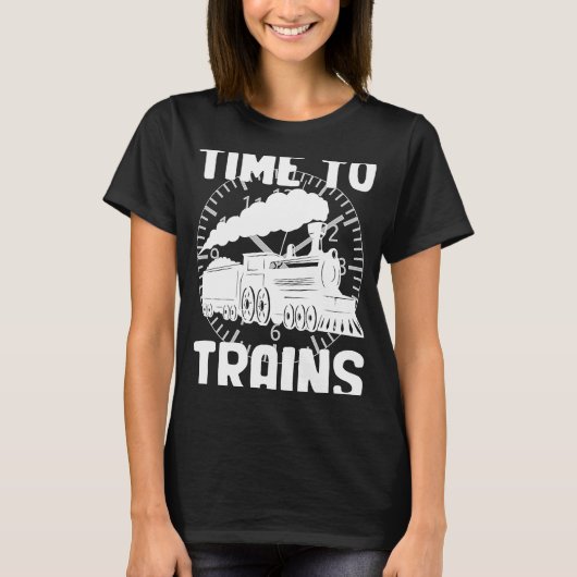 Zeit bis zum Zug T-Shirt (Vorderseite)