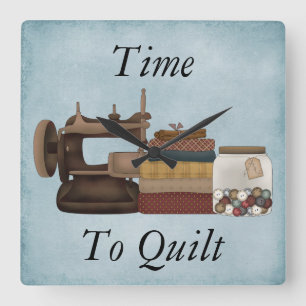 Zeit bis zur Acryluhr Quadratische Wanduhr