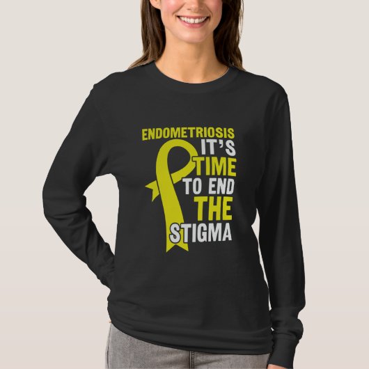 Zeit bis zur Beendigung des Stigmas - Endometriose T-Shirt (Vorderseite)