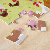 Zeit bis zur Zählung - Bauernhof Puzzle (Seite)