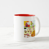 Zeit bis zur Zählung - Bauernhof Zweifarbige Tasse (VorderseiteRechts)