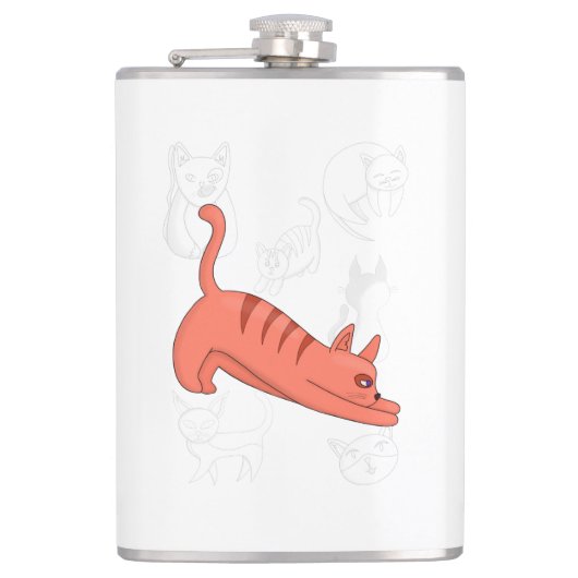 Zeit bis zur Zwei-Tone-Kaffee-Tasse Flachmann (Vorderseite)