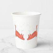 Zeit bis zur Zwei-Tone-Kaffee-Tasse Pappbecher (Vorderseite)