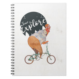 Zeit, Brompton Bicycle Notebook zu erkunden Notizblock