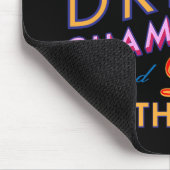 Zeit, Champagner farbenfrohe Maus Pad zu trinken Mousepad (Ecke)