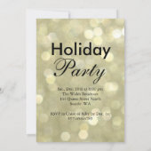 Zeit, Champagner im Goldenen Urlaub zu trinken Ein Einladung (Rückseite)