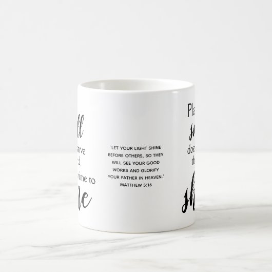 ZEIT, Christlich ZU SCHEIDEN Kaffeetasse (Mittel)