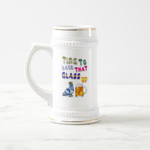 Zeit, das Glas zu stützen Bierglas