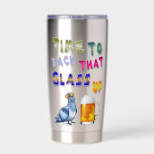 Zeit, das Glas zu stützen Thermobecher (Rückseite)