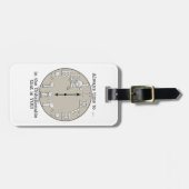 Zeit, den kleinen Jungen und die Uhr zu glauben Gepäckanhänger (Vorderseite horizontal)